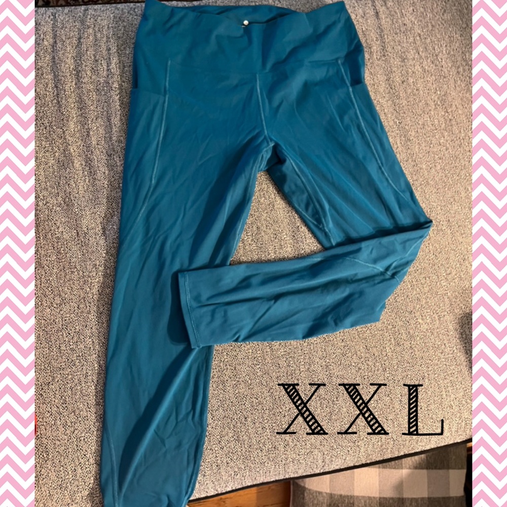 XXL blue leggings